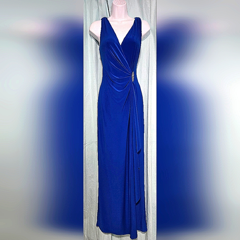 Ralph Lauren Royal Blue Evening Gown